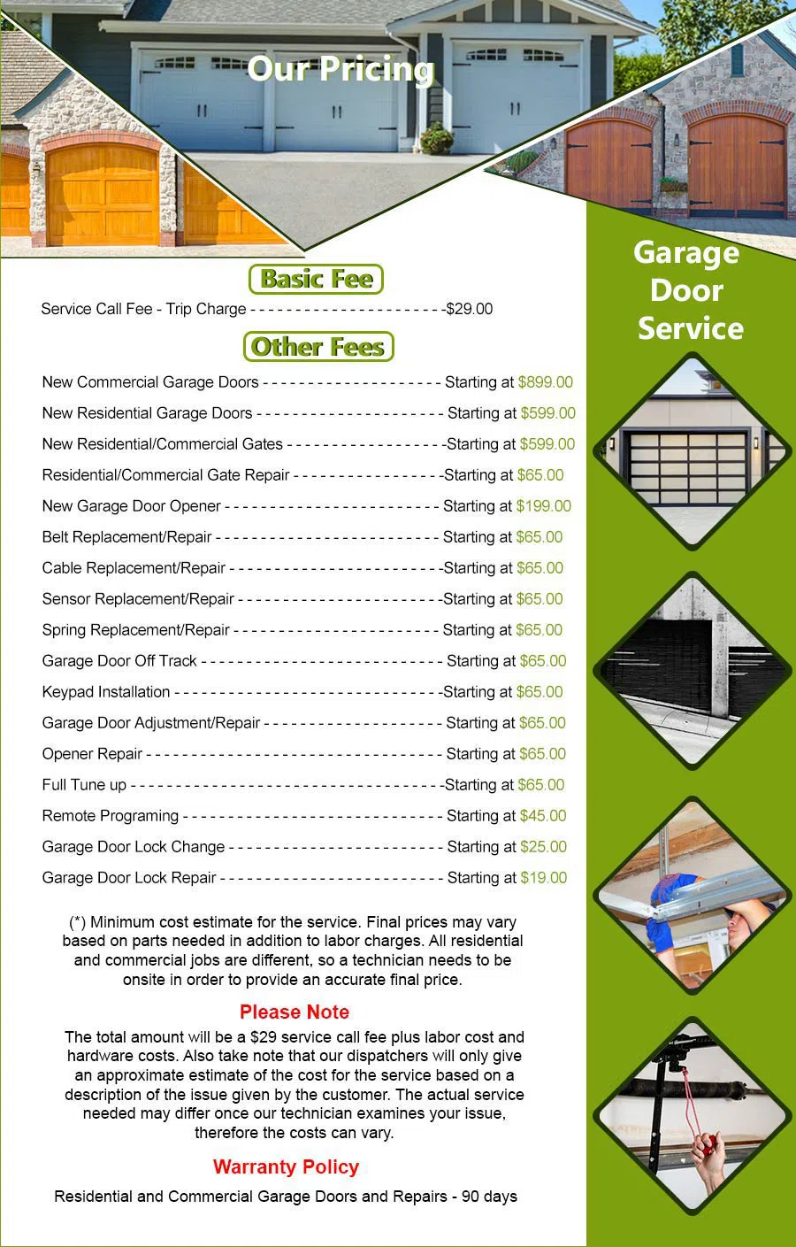 Interstate Garage Door Service Brooklyn, NY 347-282-2165